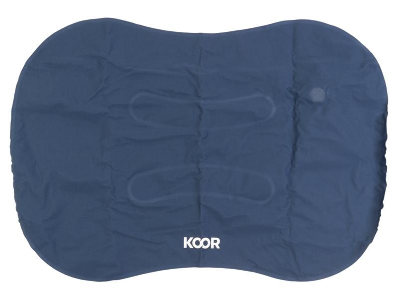 KOOR Schlafsack, Schlafsackeinlage und Reisekissen Set Blau