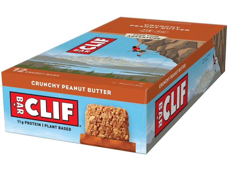 CLIF Riegel Bar Crunchy Peanut Butter Box 12 Stk.