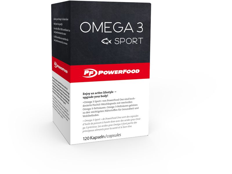 PowerFood One Kapseln Omega 3 Sport 180 g