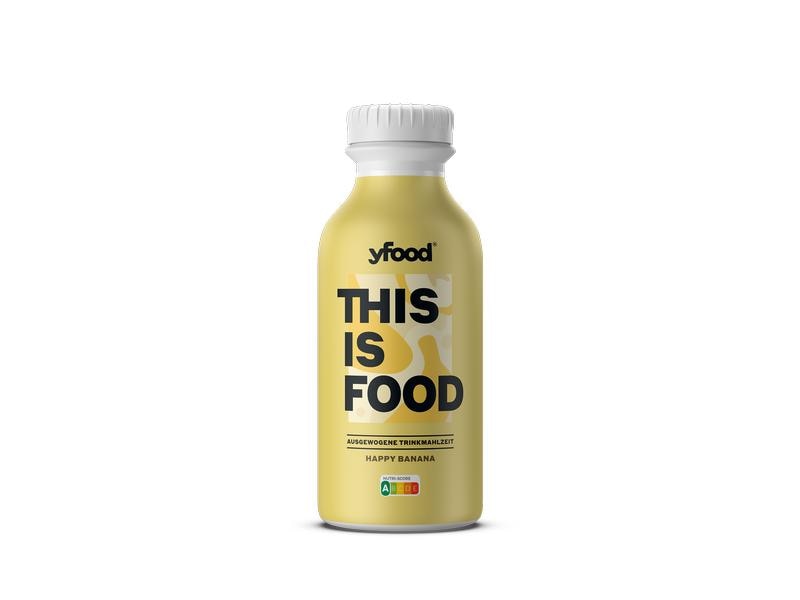YFOOD Trinkmahlzeit Happy Banana 6 x 500 ml