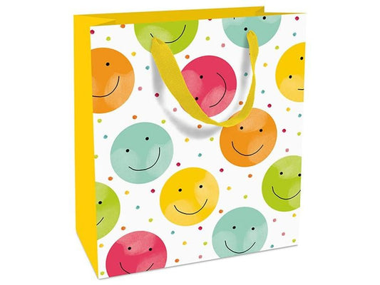 Geschenktasche Happy Smileys