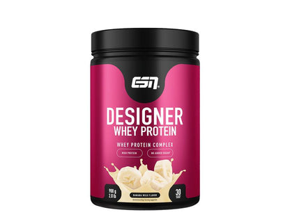 ESN Pulver Designer Whey Protein Banane 908 g, Dose