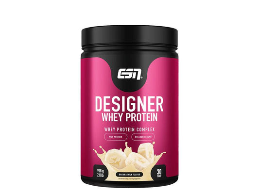 ESN Pulver Designer Whey Protein Banane 908 g, Dose