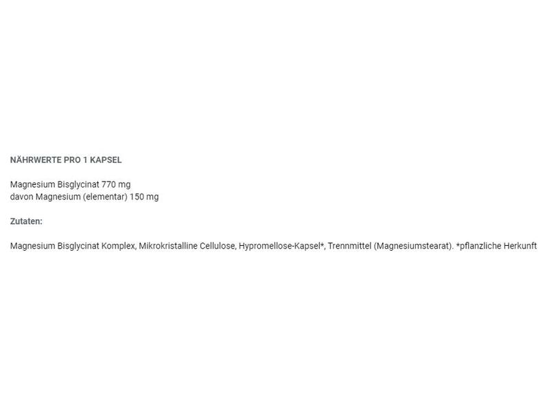 ESN Magnesium Bisglycinate 165 g