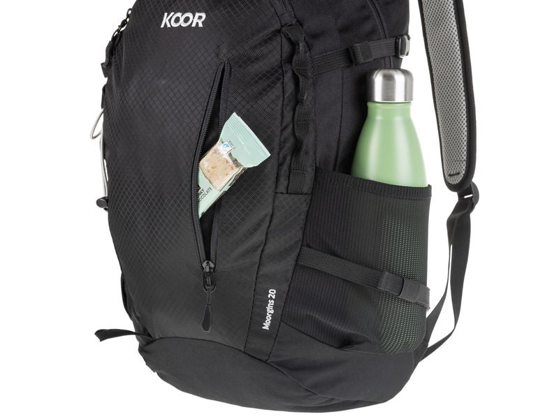 KOOR Wanderrucksack Moorgins 20 l, Schwarz