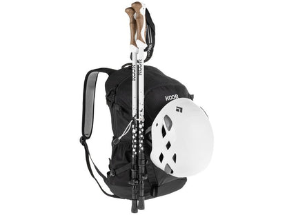 KOOR Wanderrucksack Moorgins 20 l, Schwarz