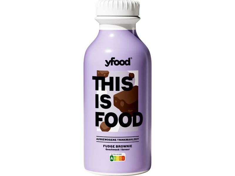 YFOOD Trinkmahlzeit Fudge Brownie 6X 500 ml