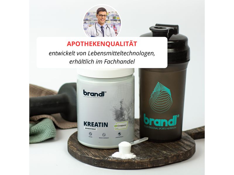 Brandl-Nutrition Pulver Kreatin Monohydrat Neutral 500 g